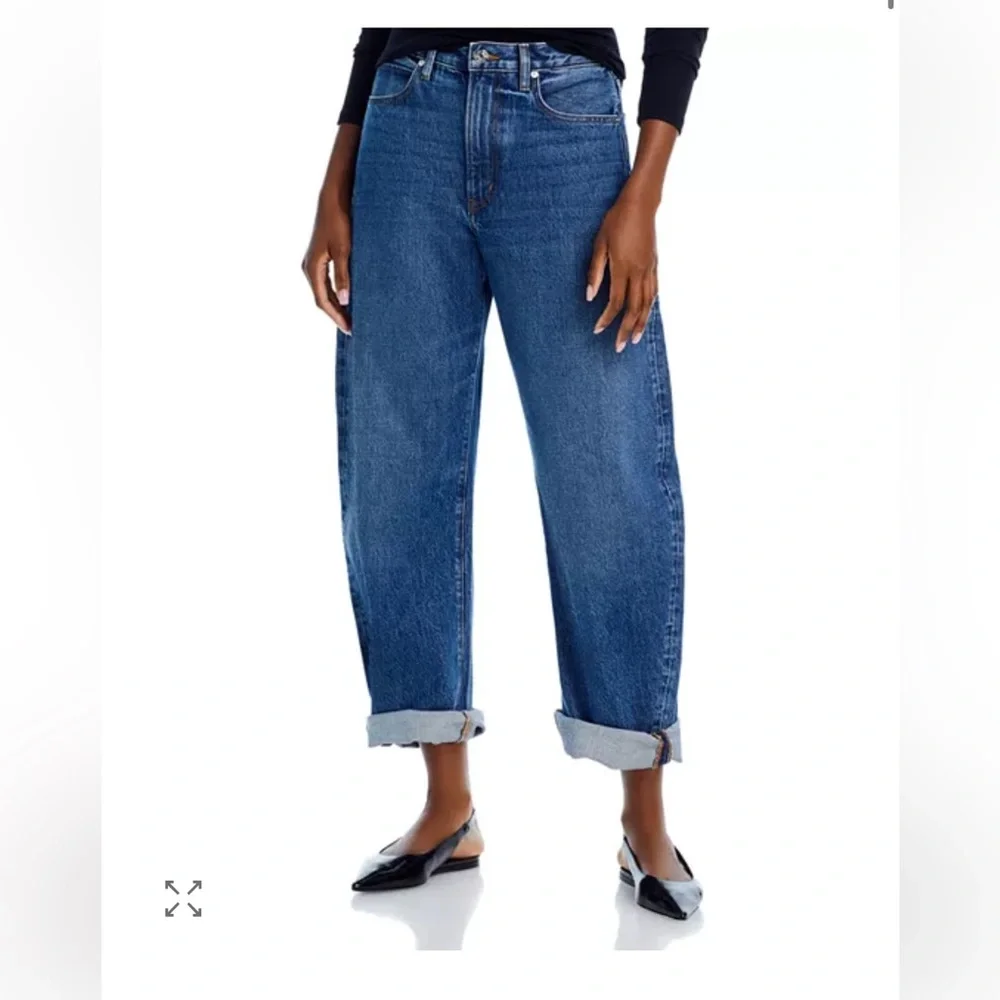 Frame Denim Blue Wide Leg Jeans - Picture 4 of 10